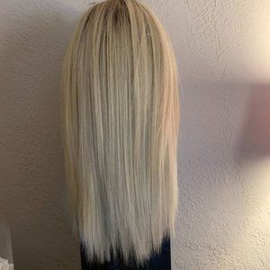 Belle Tress Straight Press 18" | Synthetic Lace Front Wig NWOT attached
